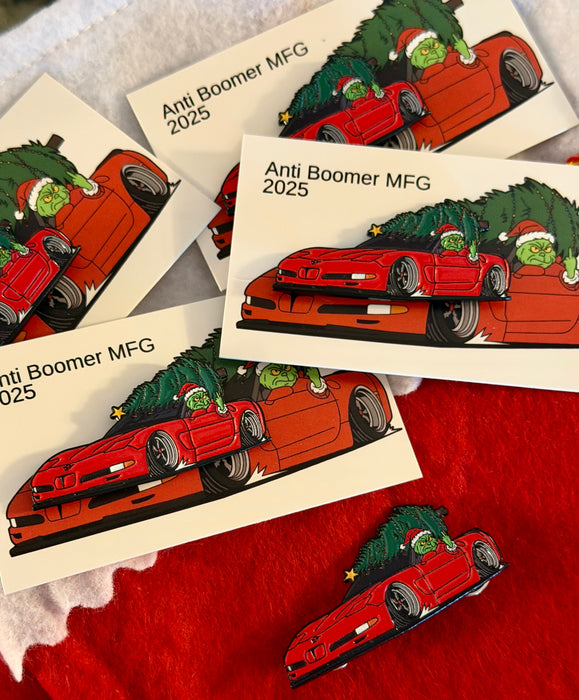 Grinch On Gas - Limited Edition Christmas Enamel Pin